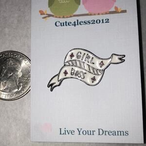 Girl Boss Pin Brooch